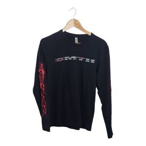 Bloodbath Men's Size Medium T Shirt Top Long Sleeve Black